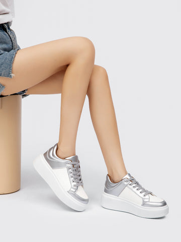 Chunky Platform Breathable Mesh Modern Sneakers