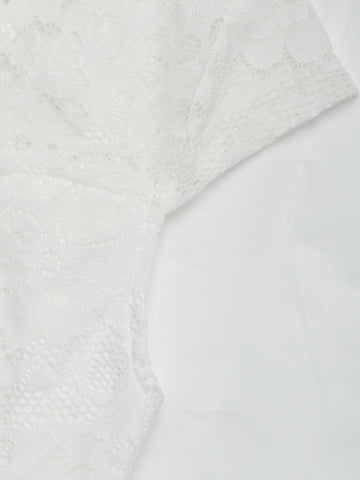 Sheer V Neck Sexy Bodysuit