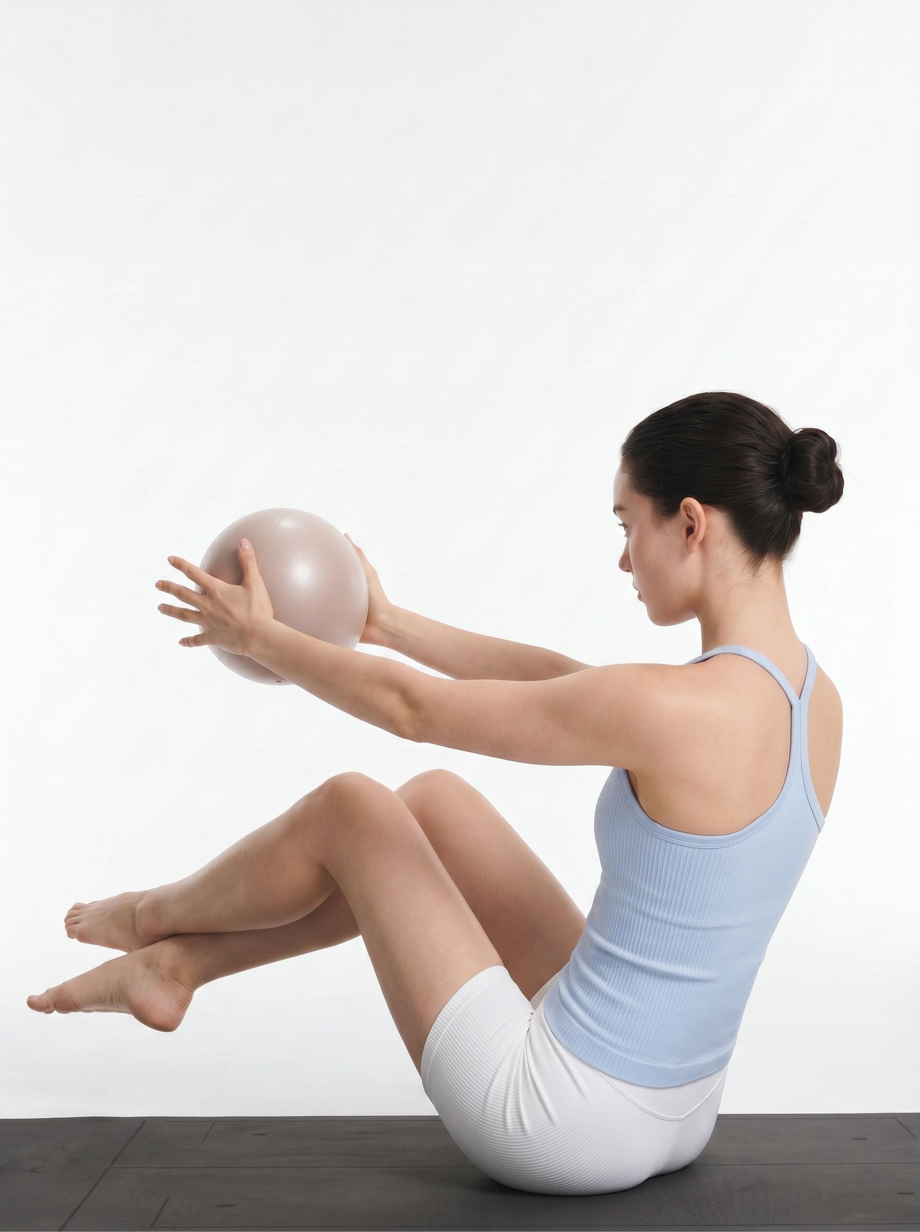 Seamless Ribbed Racerback Yoga Tank Top
