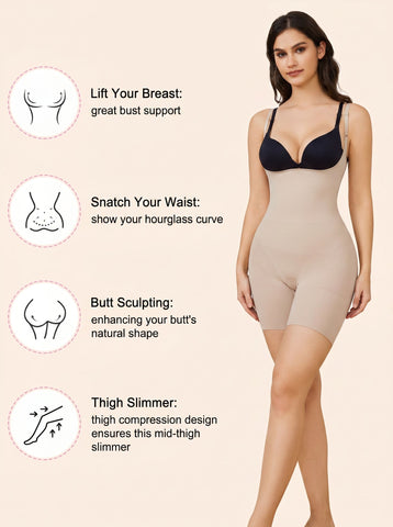 Seamless Tummy Control Bodysuit Shapewear