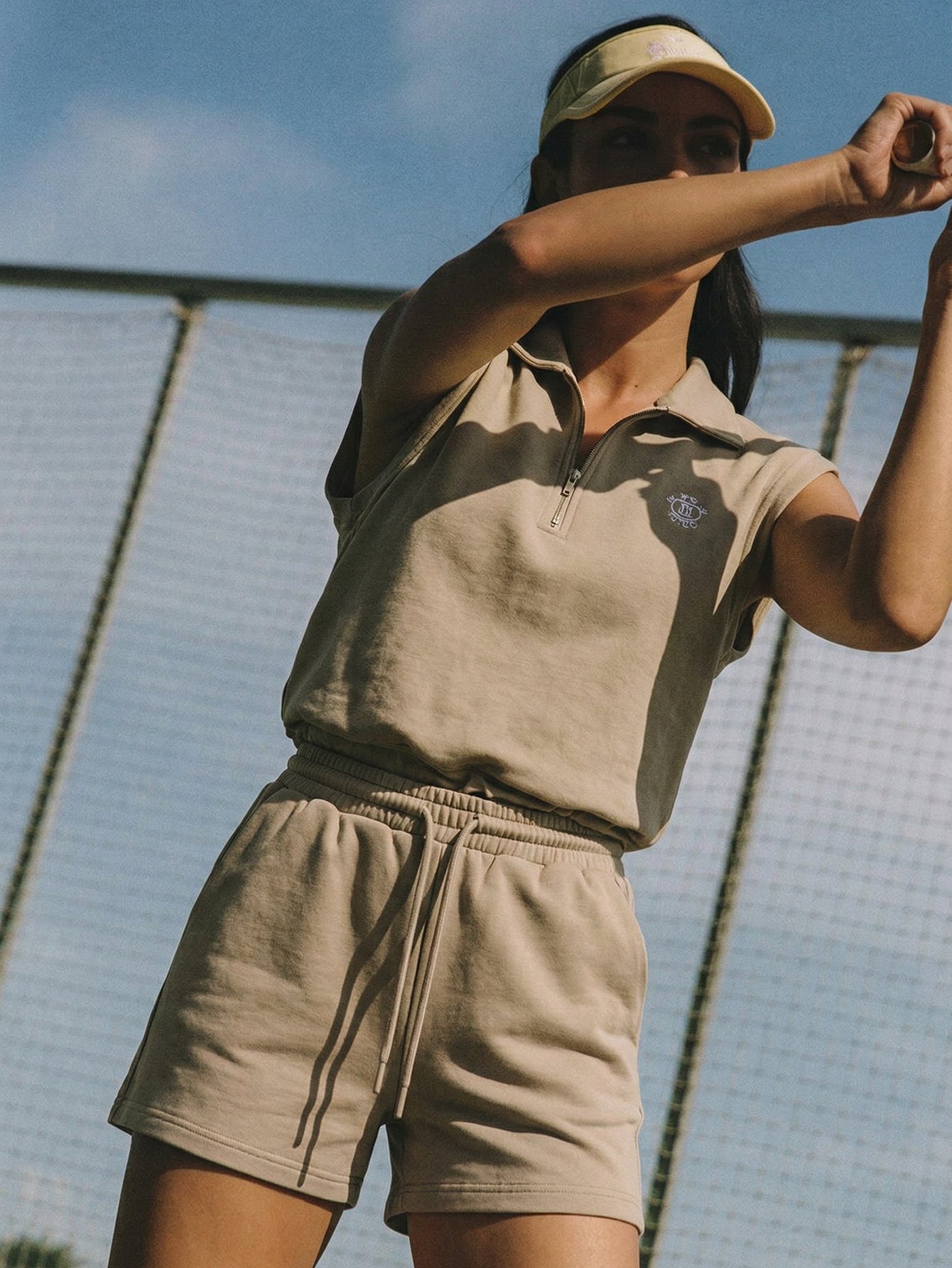 High Waisted Side Pockets Athletic Shorts