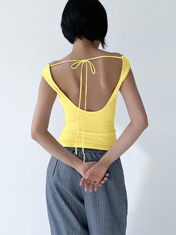Slim Fit Off Shoulder T-shirt