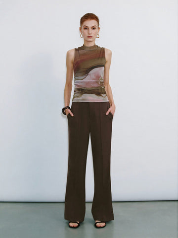 Urban Revivo Harem Pants-Dark Brown