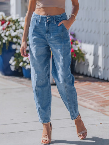 High Waist Mom Fit Jeans