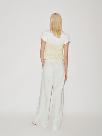 Urban Revivo Floral Embroidered Wide Leg Jeans