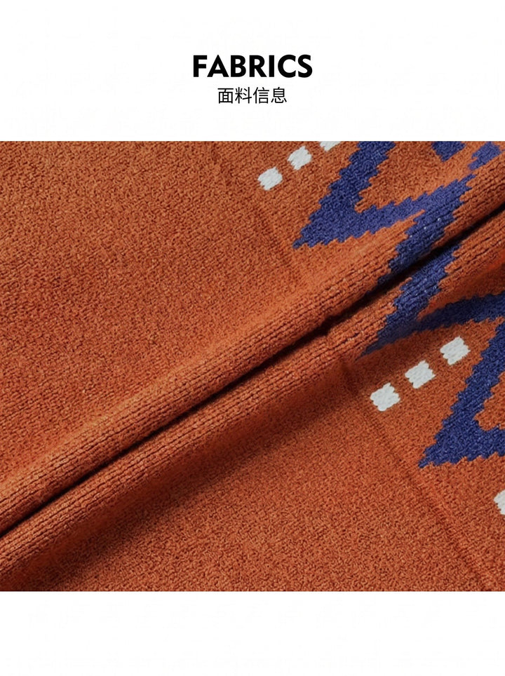 Cozy Fair Isle Turtleneck Pullover Sweater
