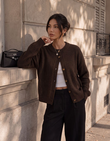Cozy Button Up Knit Cardigan