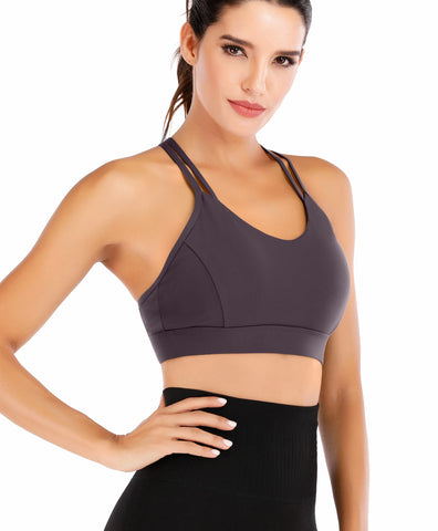 Strappy Back Medium Support Sports Bra