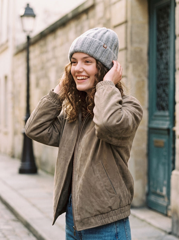 Cozy Chunky Knit Black Beanie