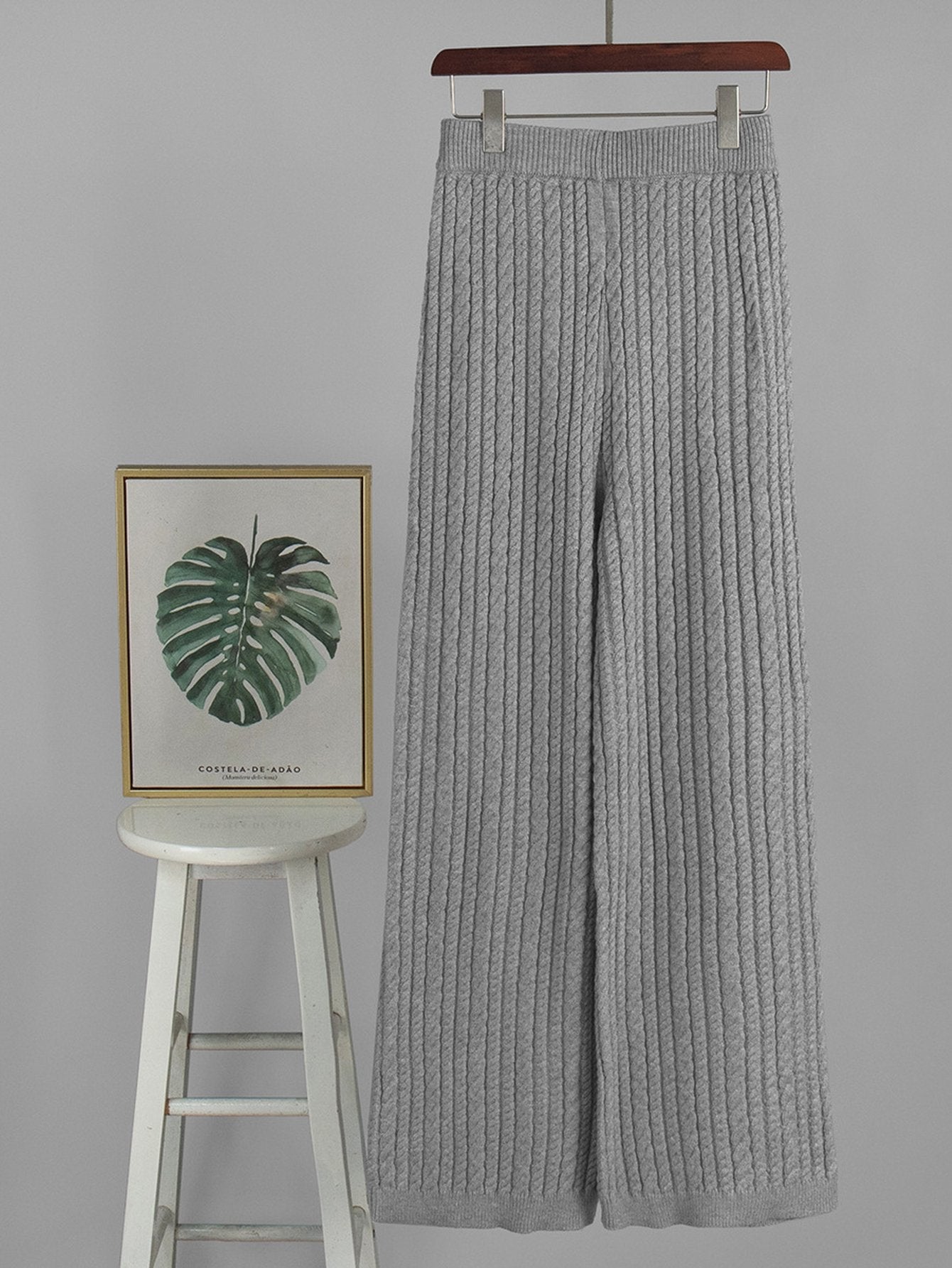 Cozy Cable Knit Sweater Pant Set