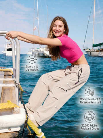 Stretchy Water Repellent Hiking Pants