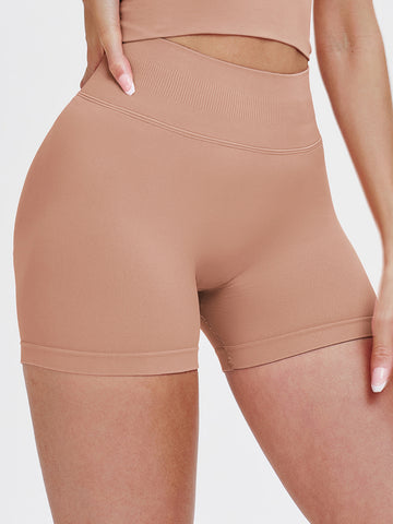 High Waisted Seamless Bike Shorts