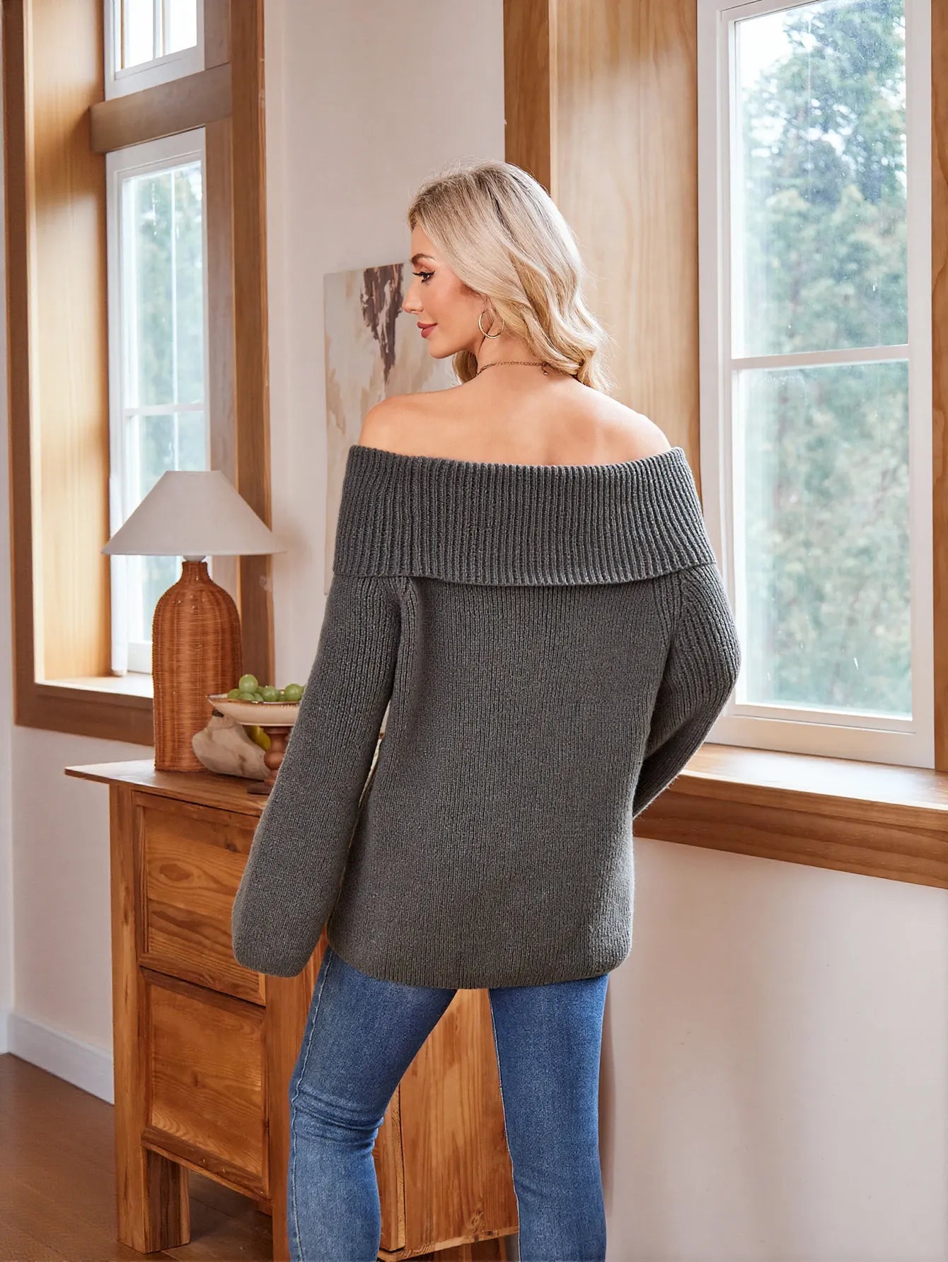 Cozy Off The Shoulder Sweater