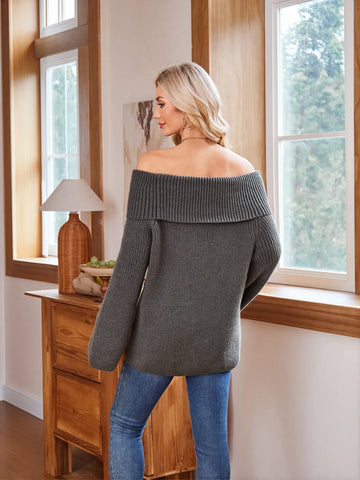 Cozy Off The Shoulder Sweater