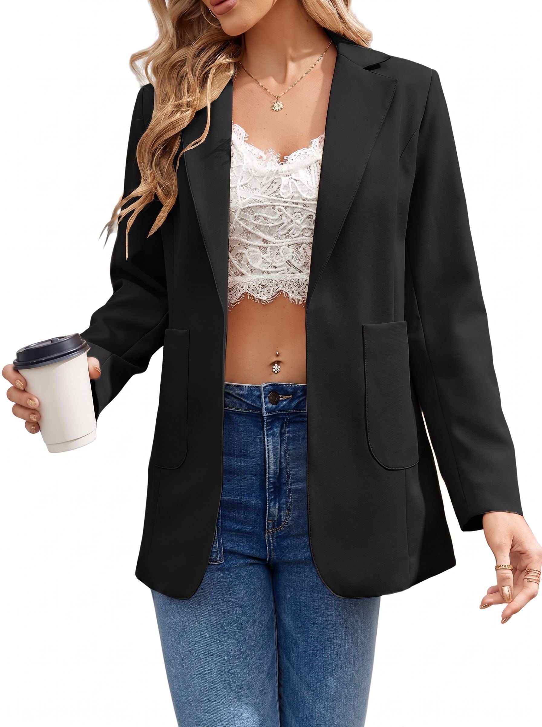 Casual Slim Fit Women Blazer Jacket