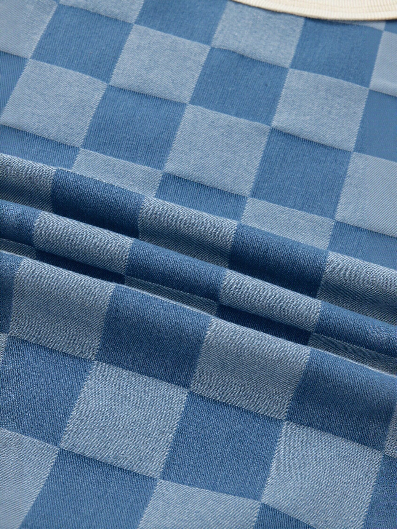 Check Patchwork Vintage T-Shirt