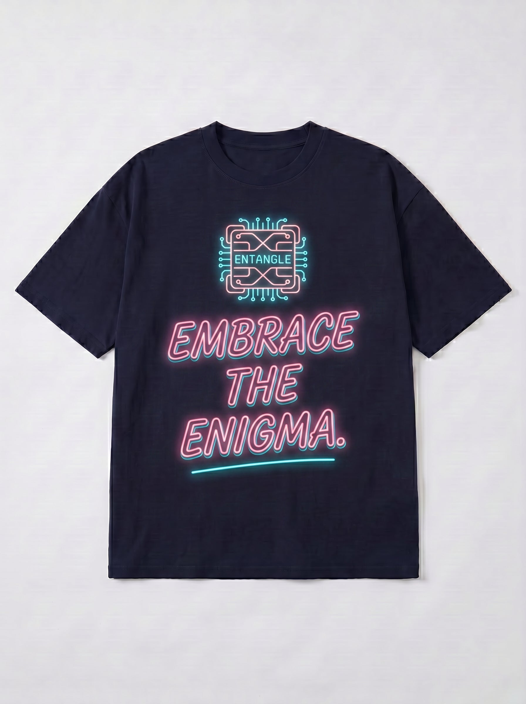 Oversized Graphic Neon Print T-Shirt