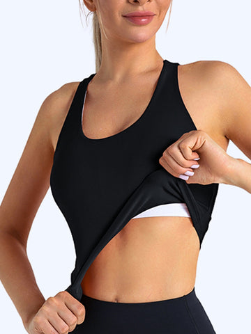 Crisscross Back Seamless Workout Tank Top
