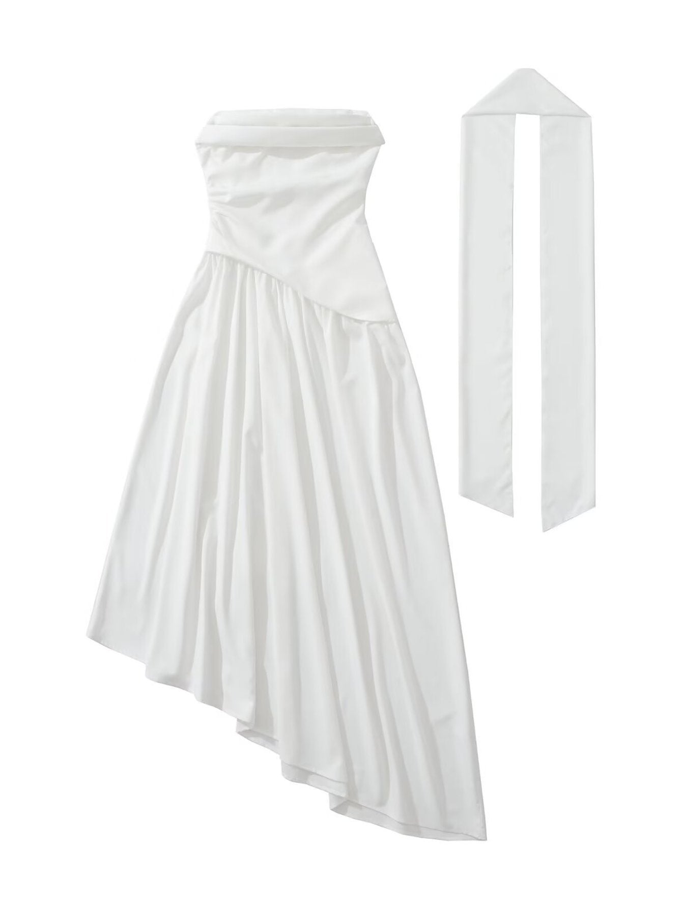 Elegant Draped Corset Maxi Dress