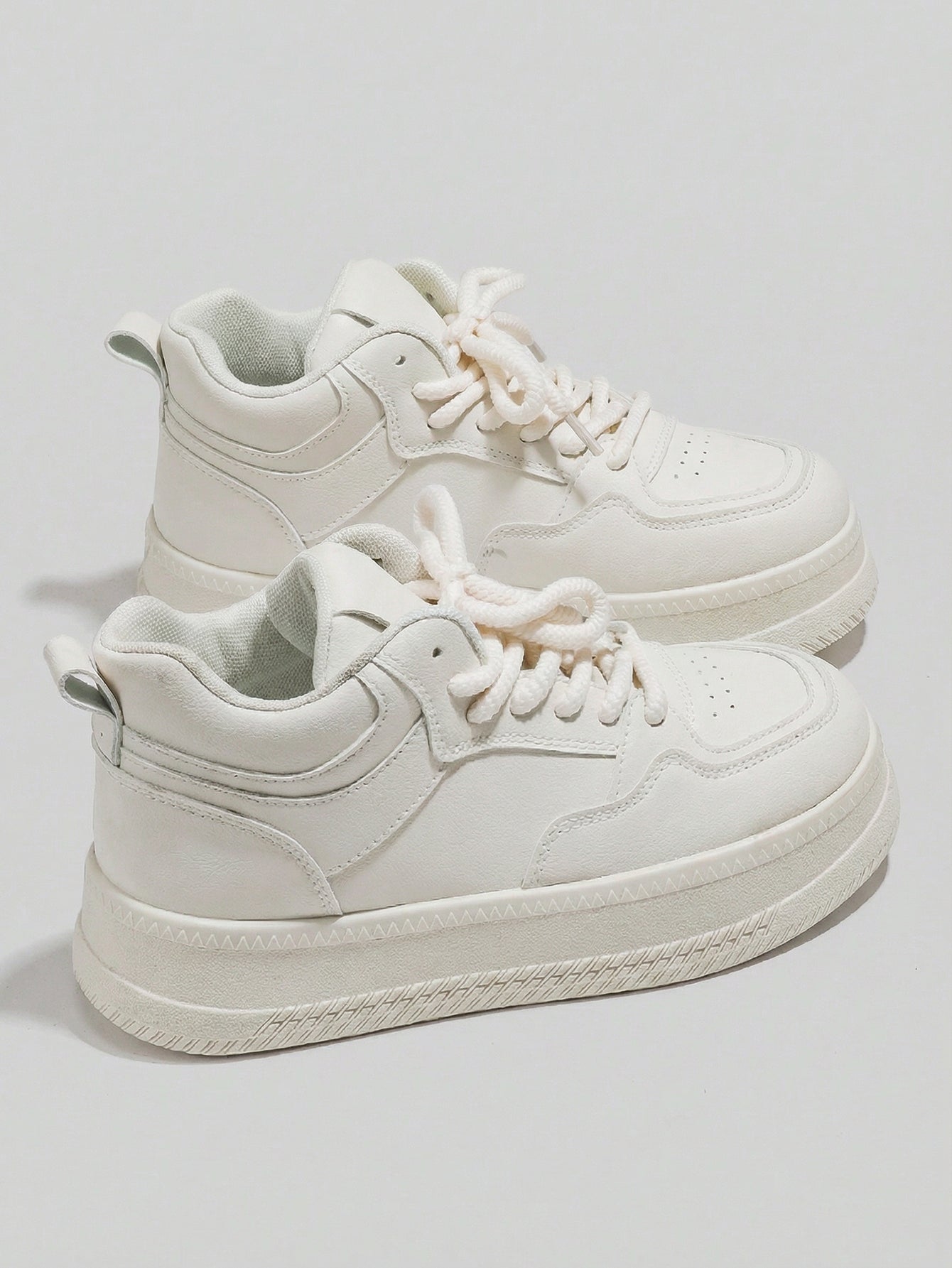 Chunky Platform High-Top Minimalist Casual Shoes[Note:Runs Small,Go One Size Up]