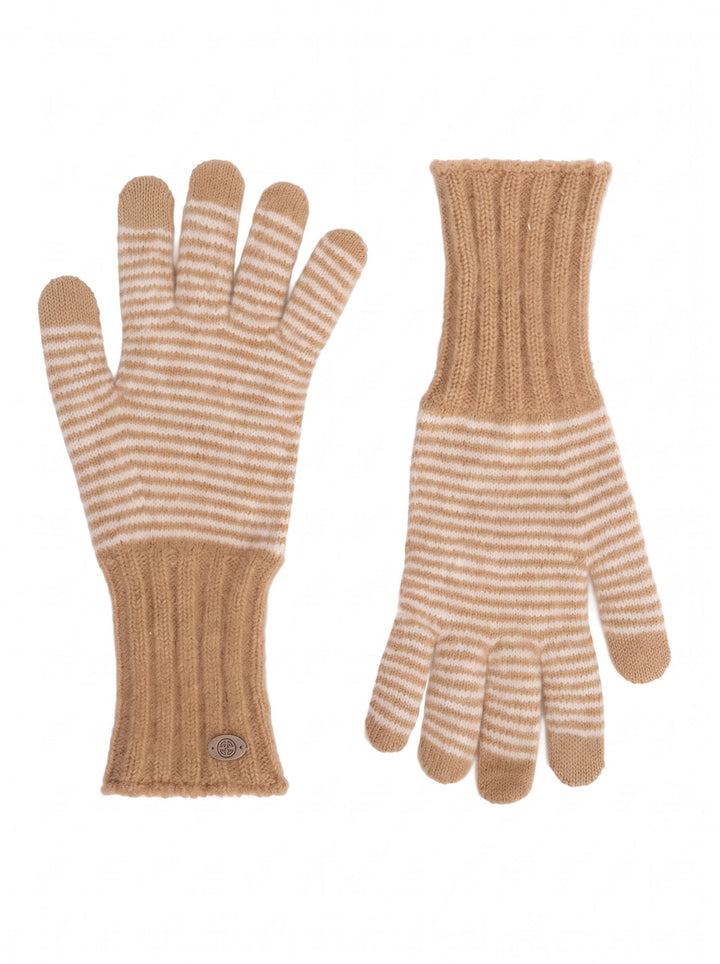 Cozy Striped Soft Knit Warm Gloves