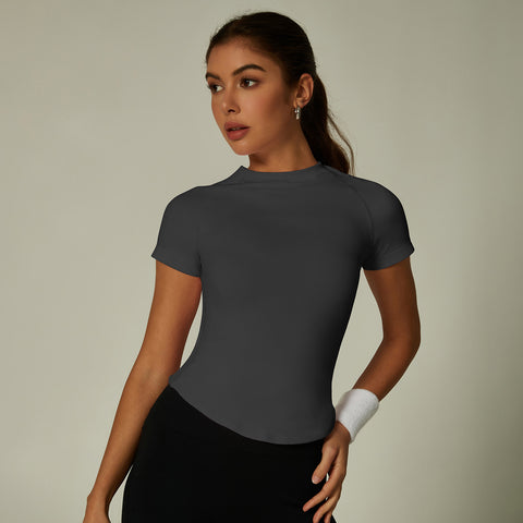 Seamless Form Fitting Athletic T Shirt