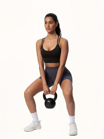 Strappy Back Supportive Yoga Tank