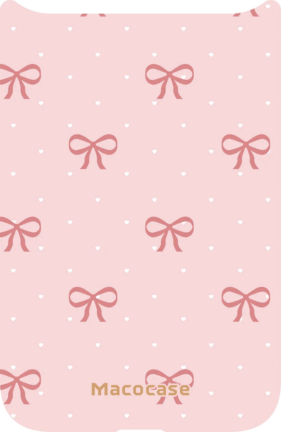 Pink Bow Pattern Phone Case