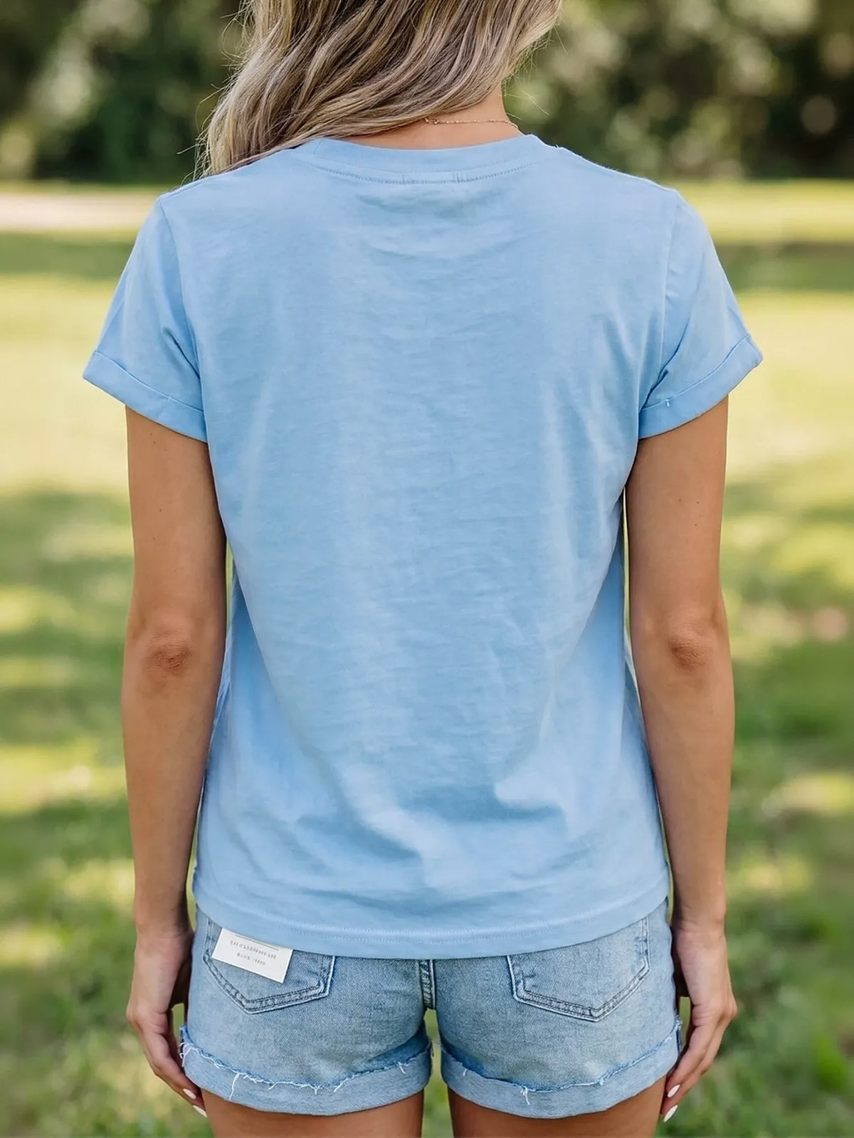 Distressed American Flag Graphic T-Shirt