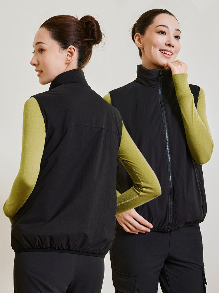 Lightweight Quilted Zip Up Vest
