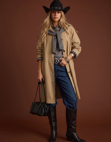 Oversized Classic Tan Trench Coat