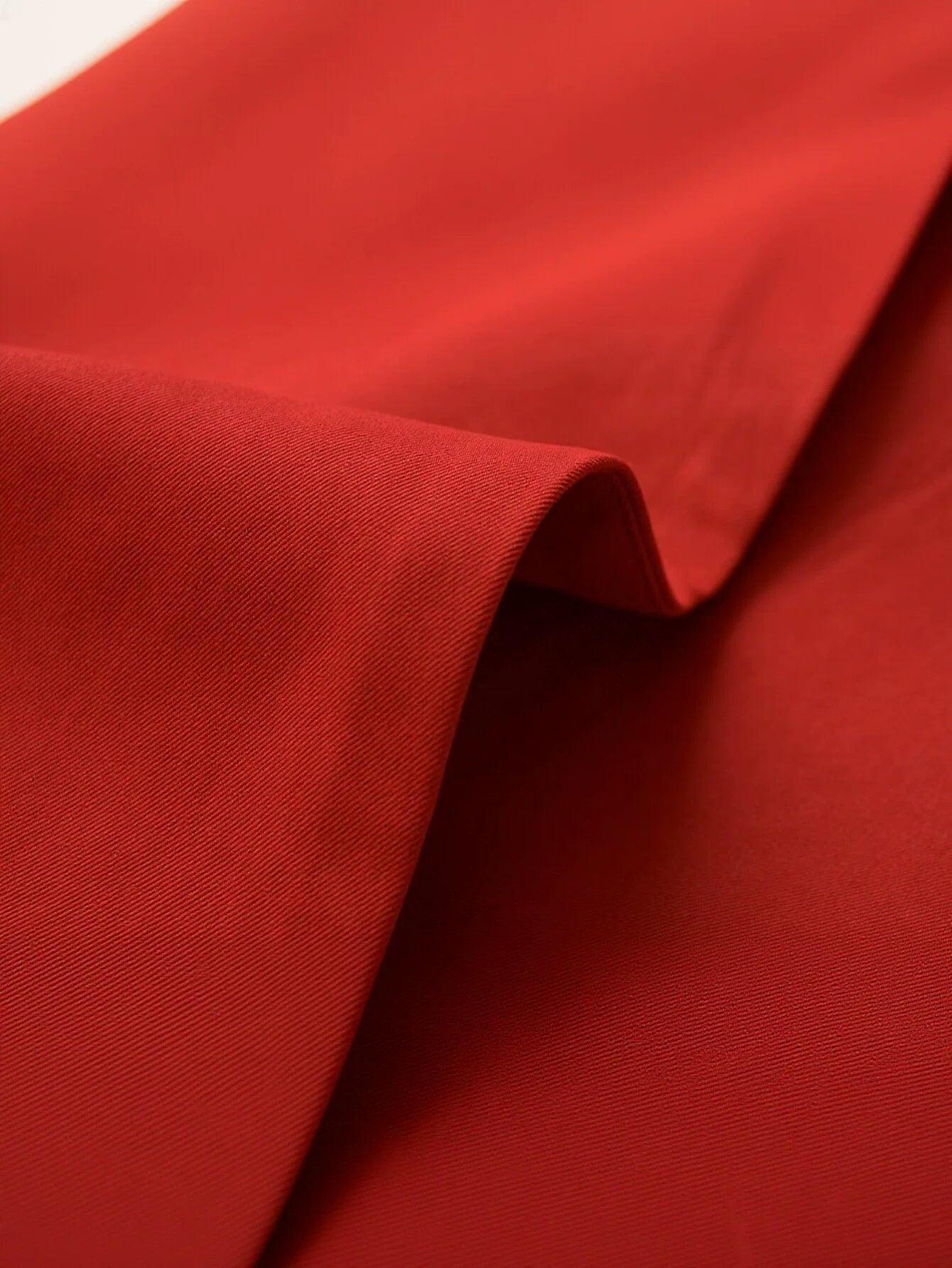 Minimalist Oversized Red Bomber Jacket