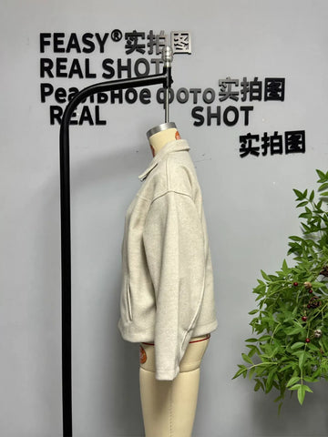 Cozy Oversized Fleece Zip Up Jacket