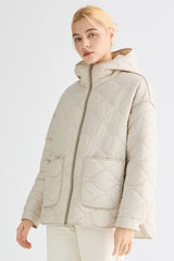 Lightweight Quilted Hooded Puffer Jacket