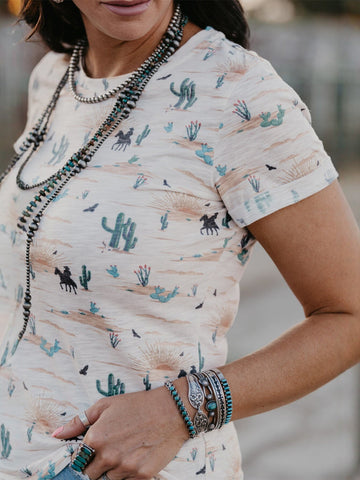 Desert Print Short Sleeve T-Shirt
