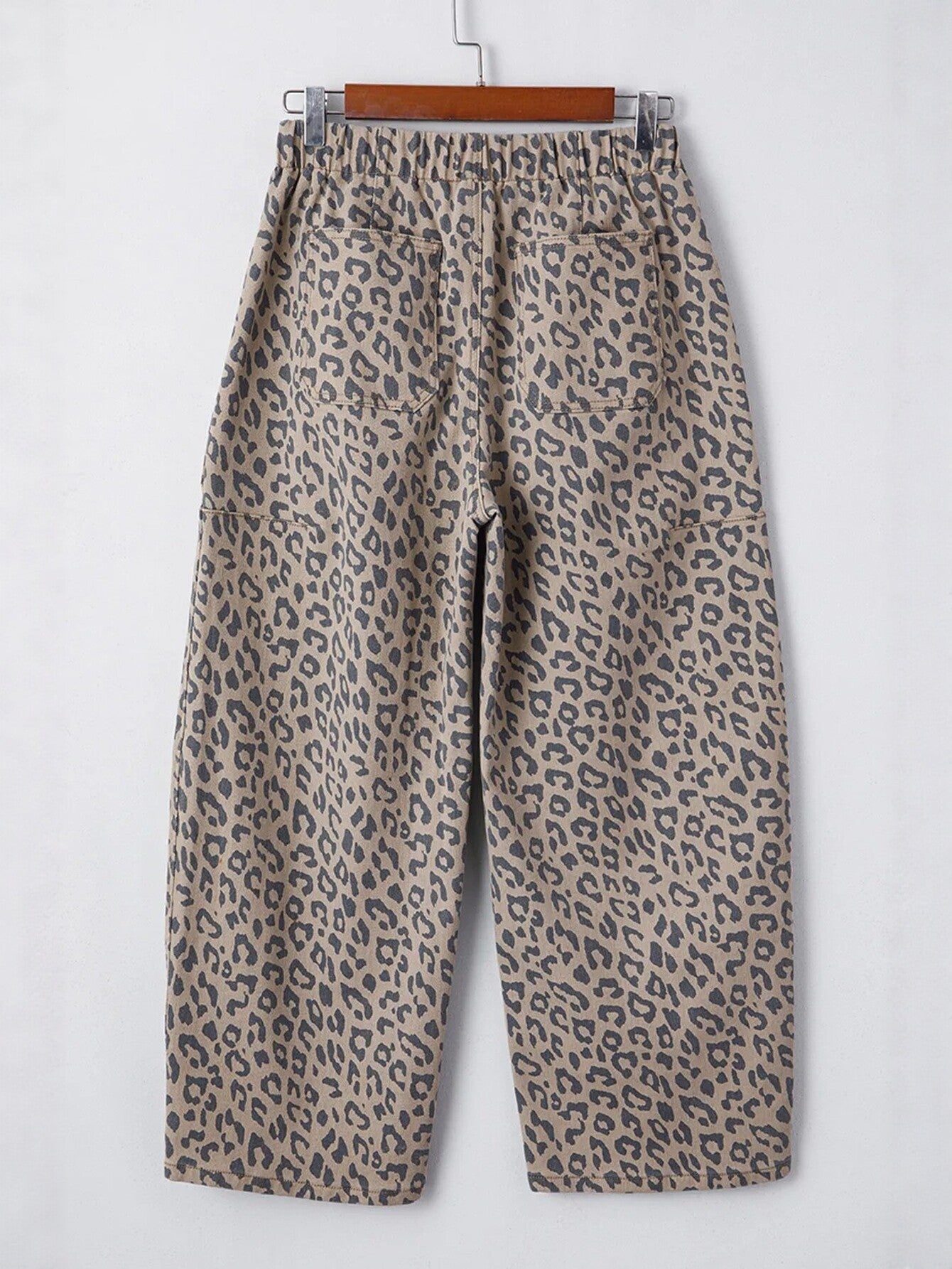 Leopard Print High Waist Jeans