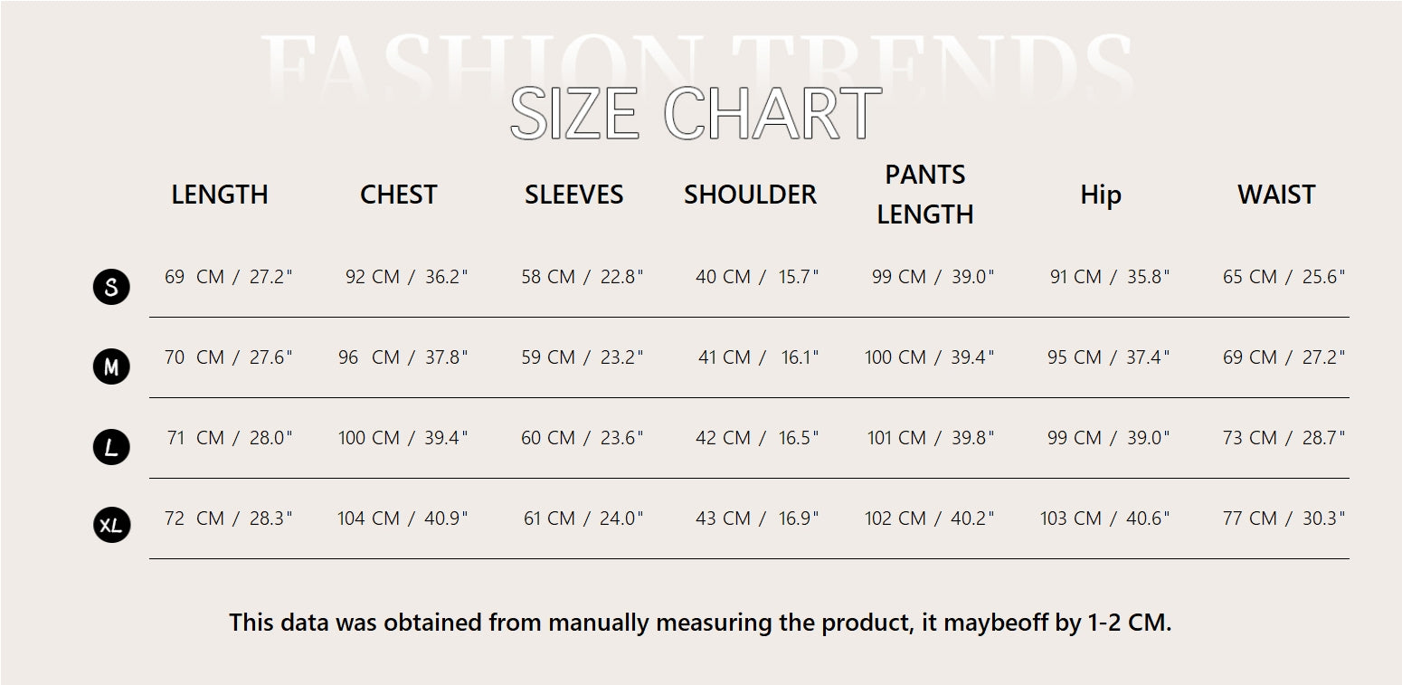 Autumn Winter Casual Fit Suit Trousers Women's Fashion Ensemble Long Pants Set Comfortable Style Clothing