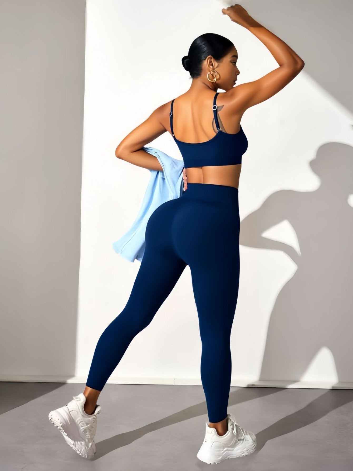 Seamless Crop Top Legging Workout Set