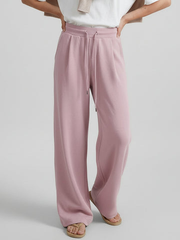 Cotton Drawstring Relaxed Trousers