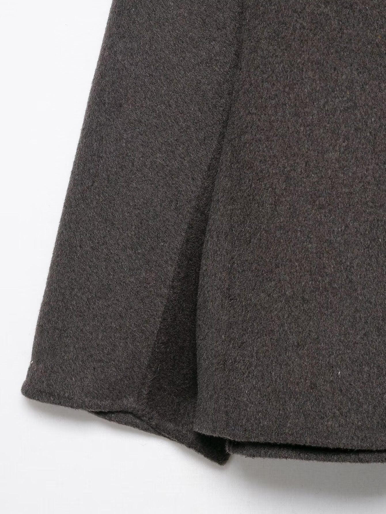Cozy Faux Fur Collar Wool Coat