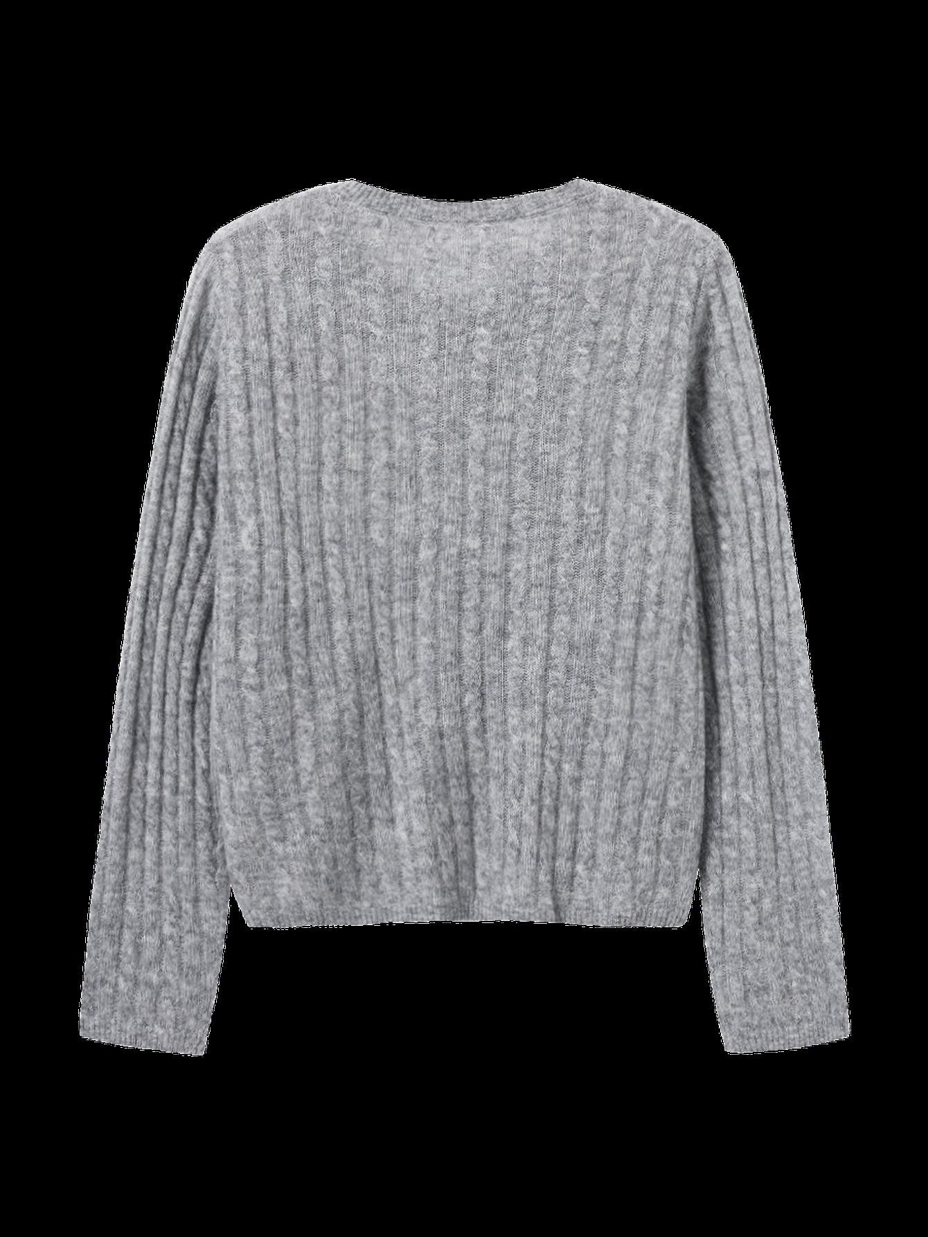 Cozy Cable Knit Button Cardigan