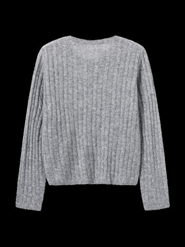 Cozy Cable Knit Button Cardigan