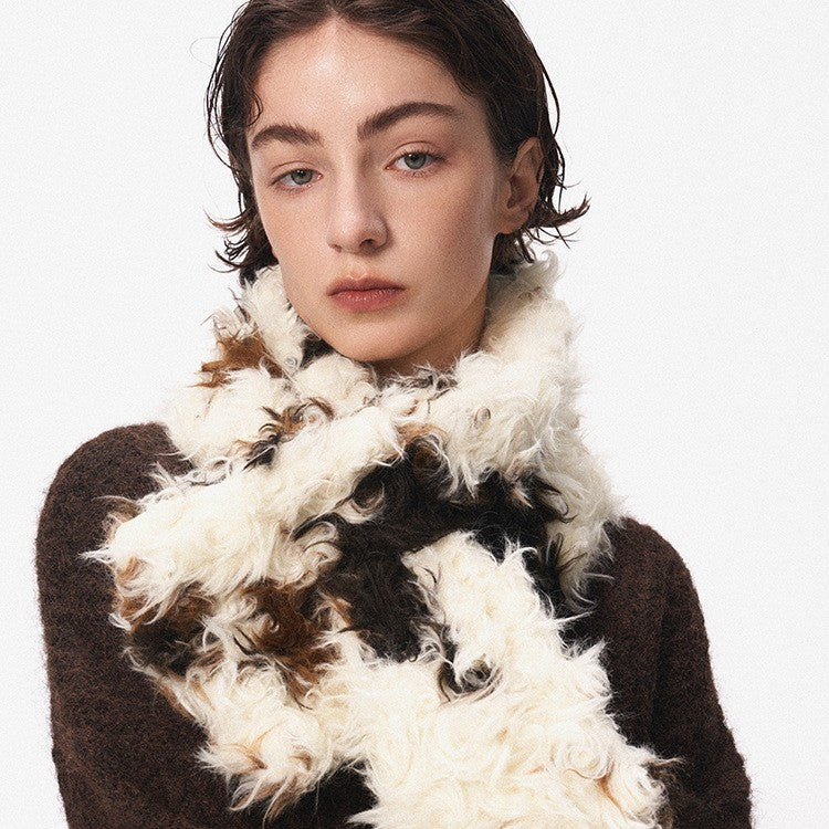 Cozy Plush Faux Fur Scarf