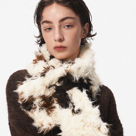 Cozy Plush Faux Fur Scarf