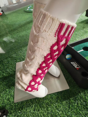 Cozy Cable Knit Leg Warmers