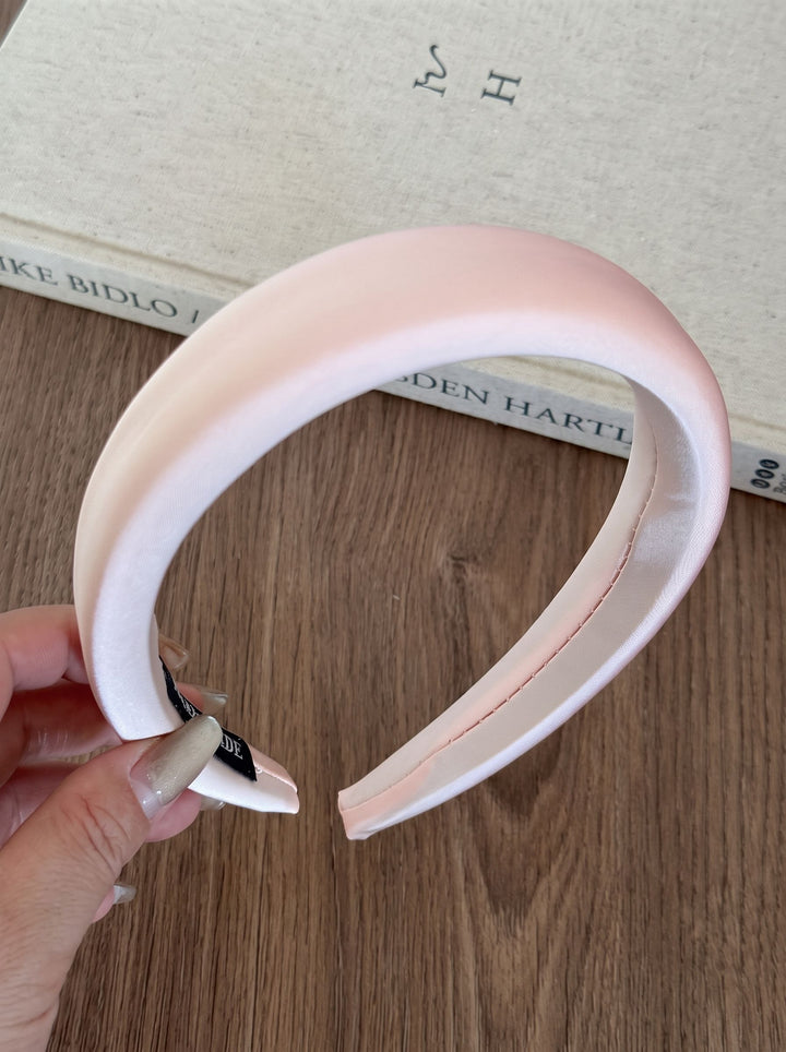 Minimalist Padded Satin Headband
