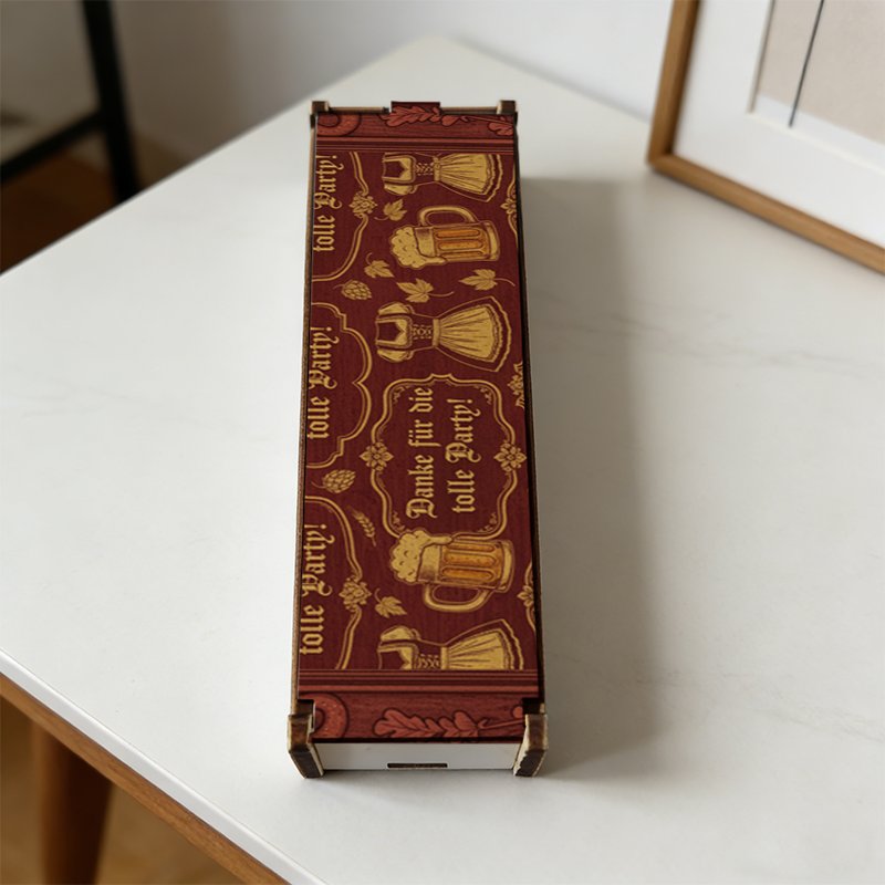 Danke für die tolle Party! Wooden Storage Box