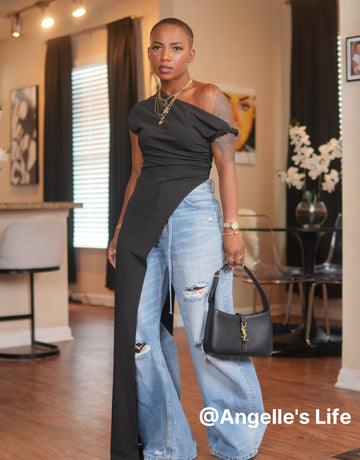 One Shoulder Asymmetrical Top
