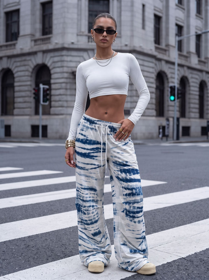 High Waisted Tie Dye Lounge Pants