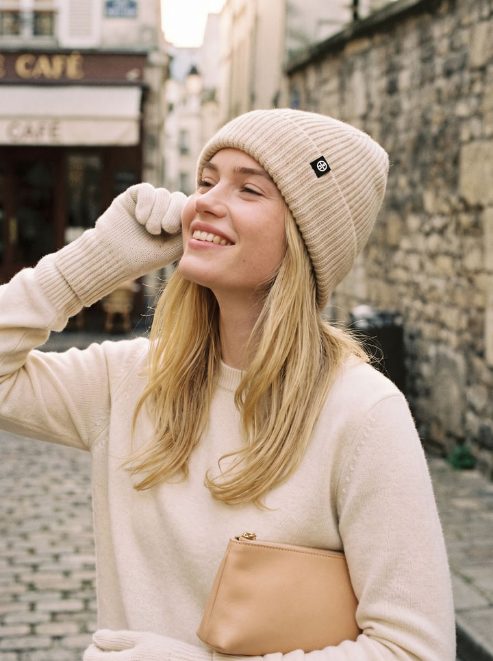 Cozy Ribbed Knit Winter Beanie